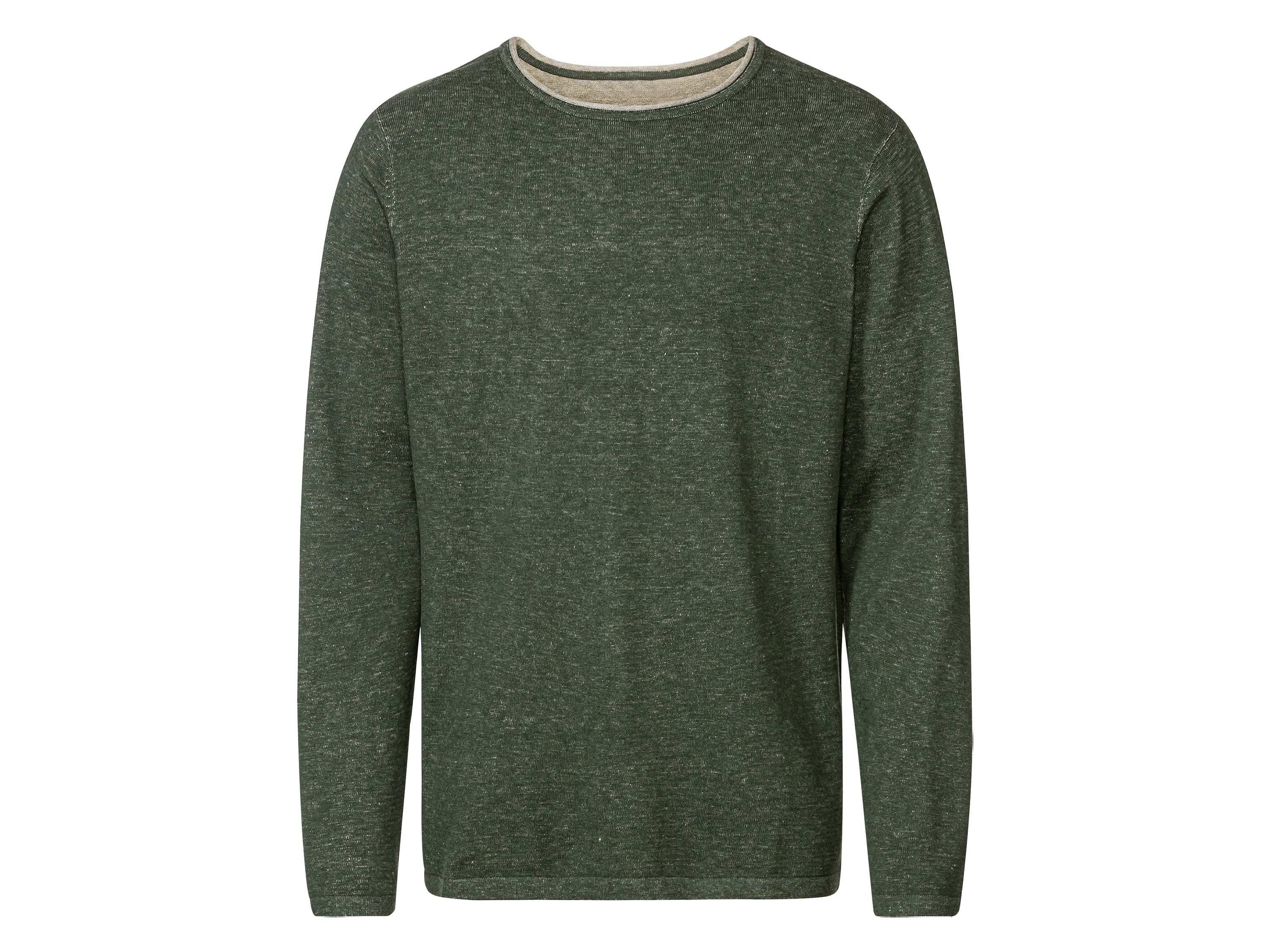 LIVERGY® Pull en maille fine homme (vert)