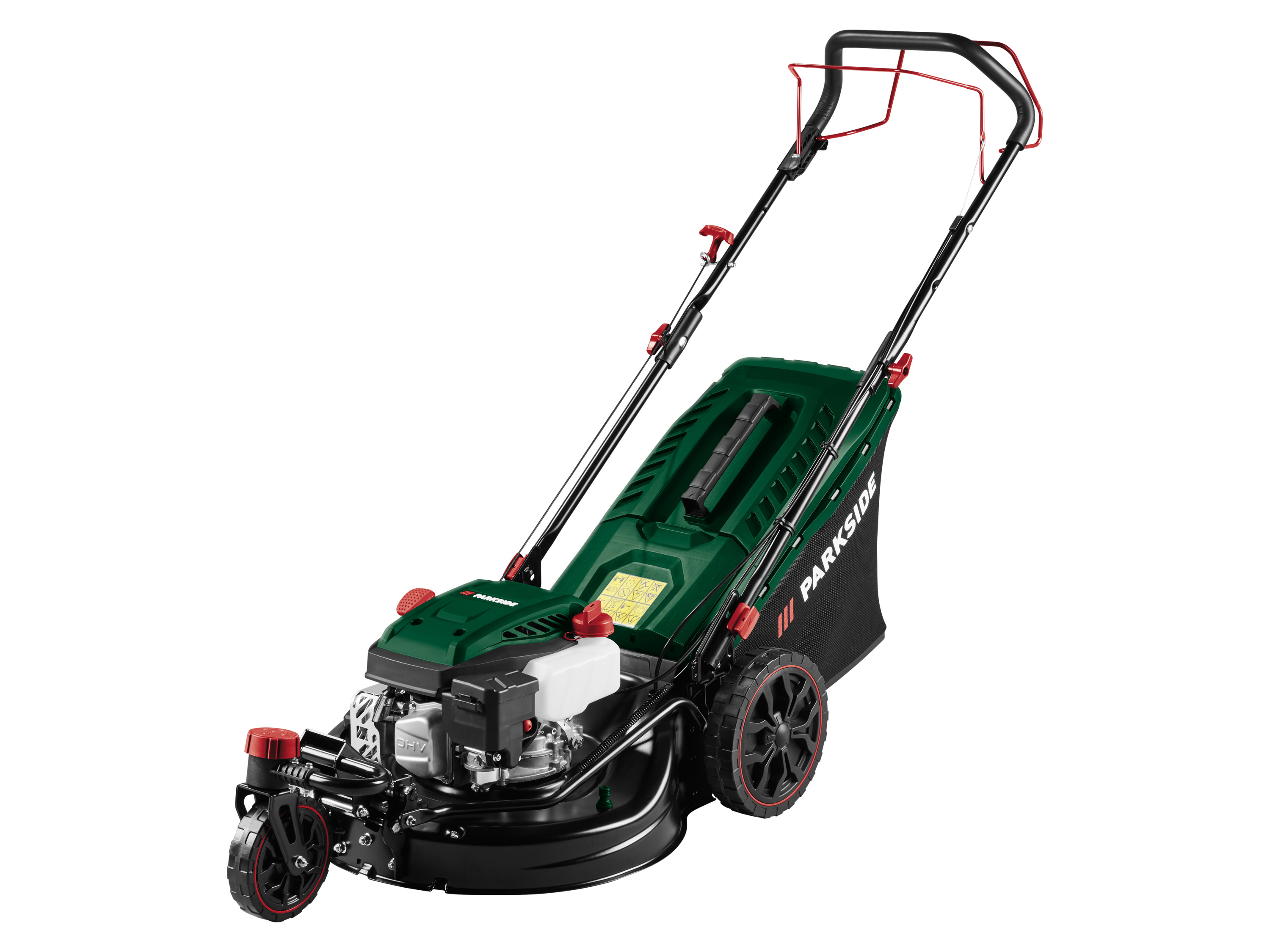 PARKSIDE® Tondeuse à essence Trike PBRMT 51 B2, 1200 m², 60 L