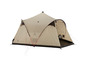 Une tente beige Grand Canyon Black Pearl 5 pour le camping.