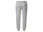 Pantalon de survêtement gris avec une taille élastique.