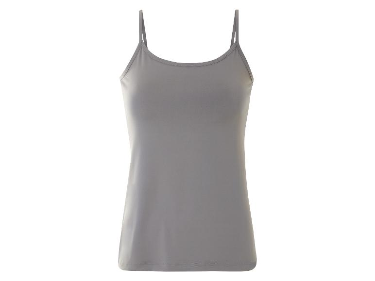 Débardeur gris clair, vêtement simple et élégant.