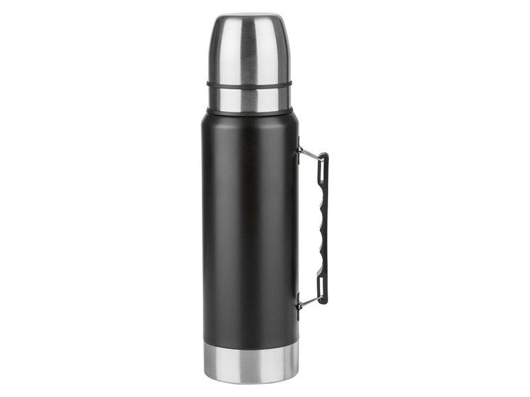 Aller en mode plein écran : CRIVIT Bouteille isotherme en acier inoxydable, 1 L - Image 9