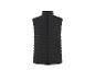 Gilet matelassé noir pour homme avec fermeture éclair