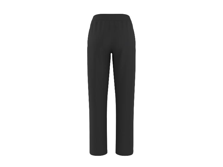 Pantalon noir femme avec taille élastique