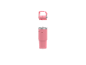 Gobelet rose SilverCrest avec paille.