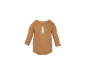 Body bébé marron avec ours polaire et texte