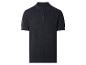 Polo en maille à manches courtes bleu marine pour homme.