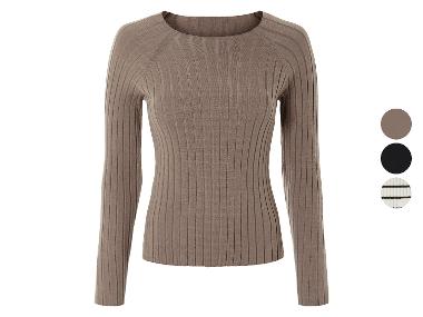 esmara® Pull en maille côtelé femme