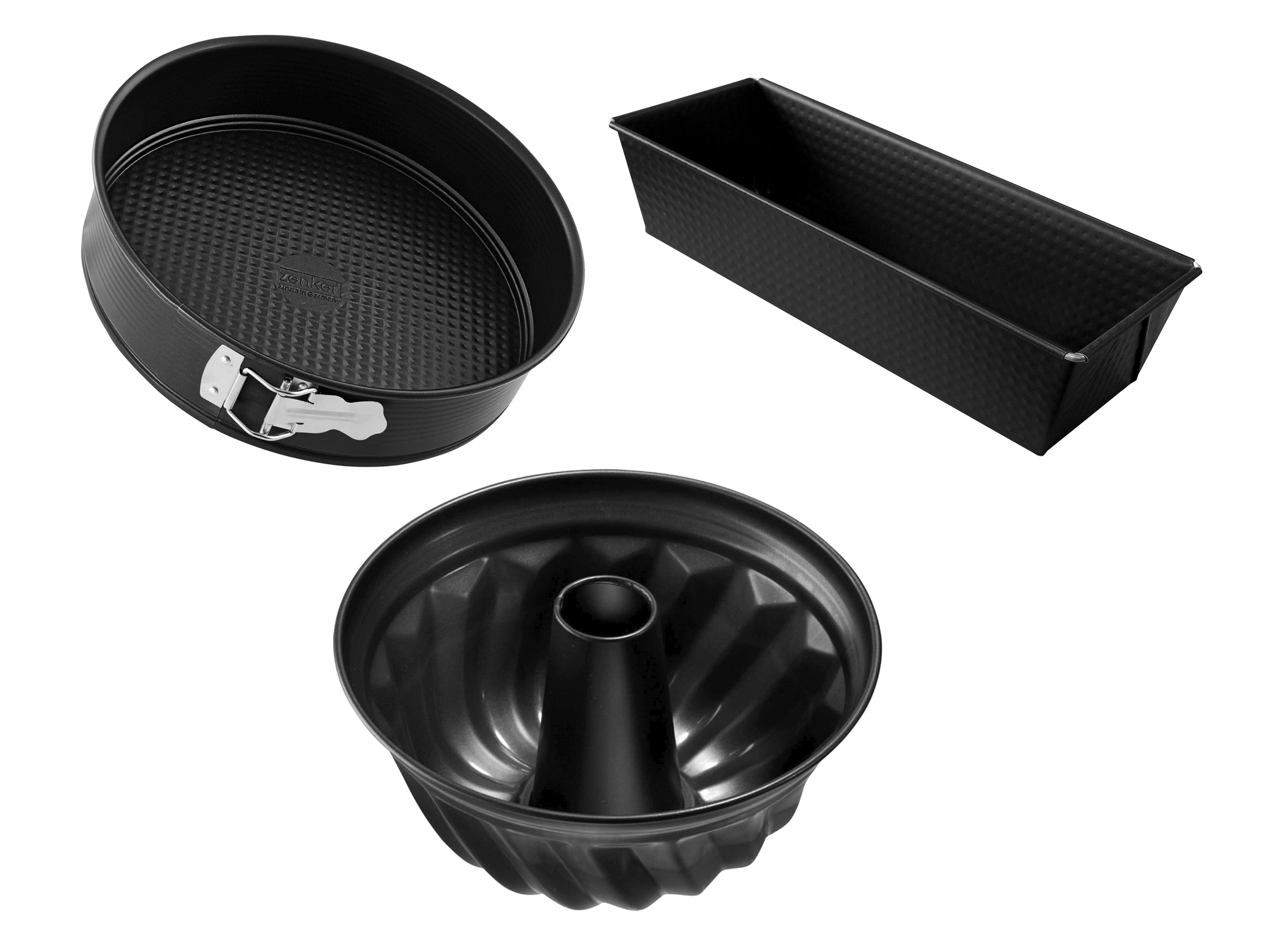 zenker Moule à cake ou Moule à kouglof ou Moule à charnière
