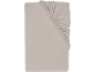 Drap-housse en jersey couleur taupe