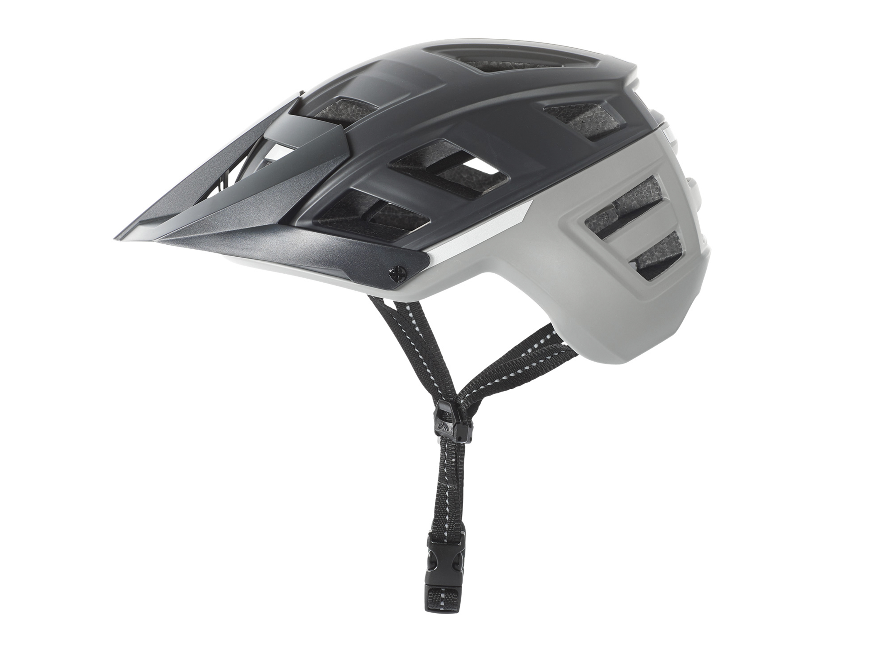 CRIVIT Casque de VTT (S/M, noir/gris)