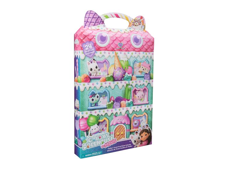 Calendrier de l'Avent Gabby's Dollhouse avec 24 surprises.
