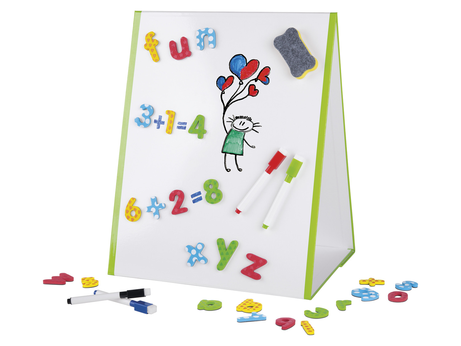 UNITED OFFICE® Tableau blanc pour enfant, 32 x 24 x 38…