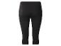 Legging capri noir pour femme, vue arrière