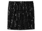 Mini-jupe noire à sequins