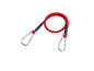 Sangle élastique rouge avec mousquetons