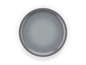 Une assiette grise vide