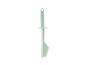 Spatule de cuisine en plastique vert clair avec un trou dans le manche