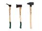 Trois outils Parkside : un marteau, une hache et un crochet.