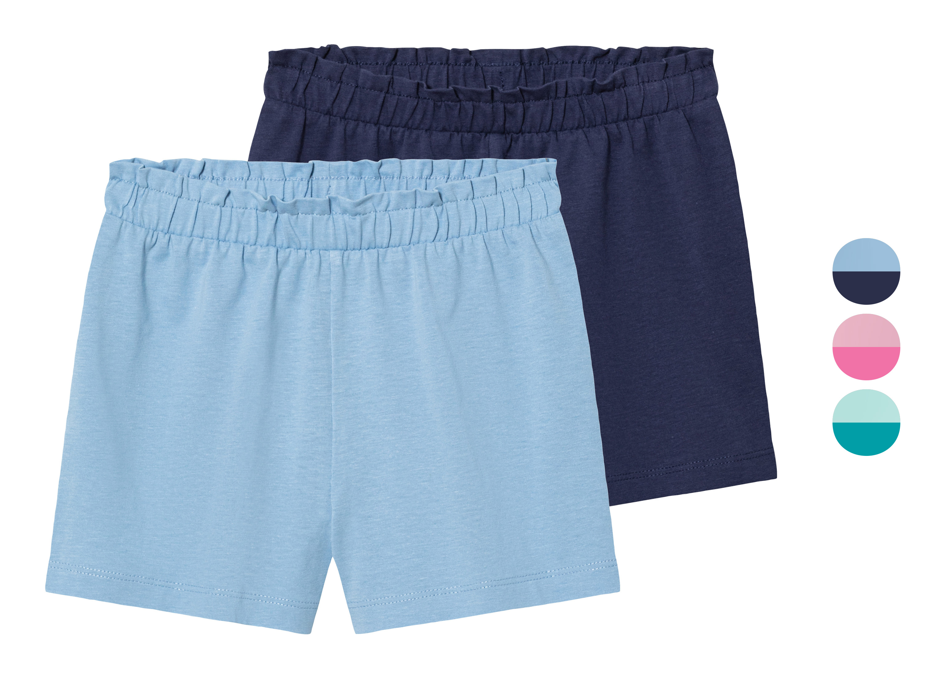 lupilu® Set de 2 shorts petite fille
