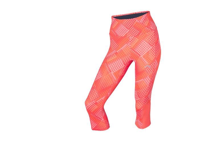 Legging de sport femme à motif pois orange