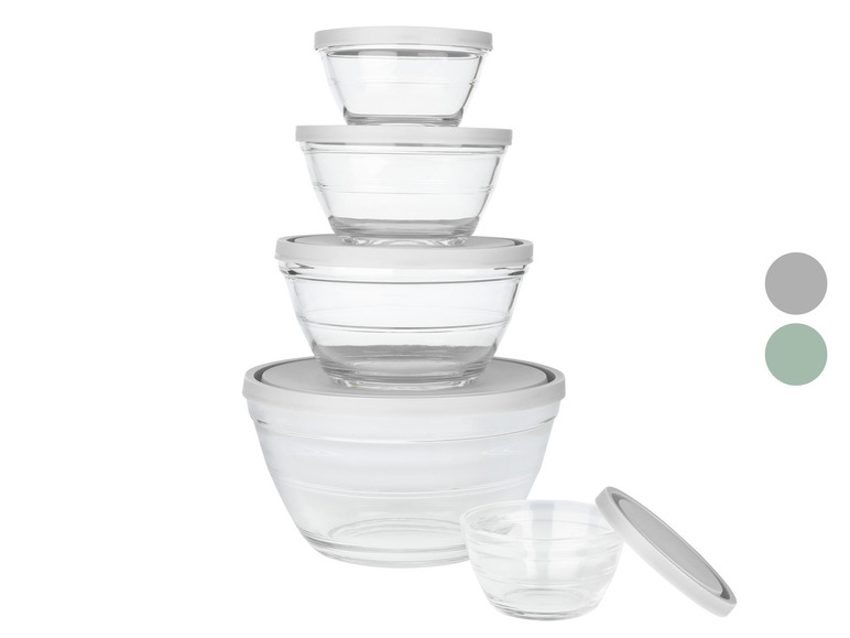 Aller en mode plein écran : ERNESTO® Set de bols en verre, 5 pièces - Image 1