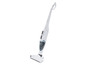 Un aspirateur Bosch blanc avec un long manche.