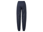 Pantalon de survêtement bleu marine pour femme.