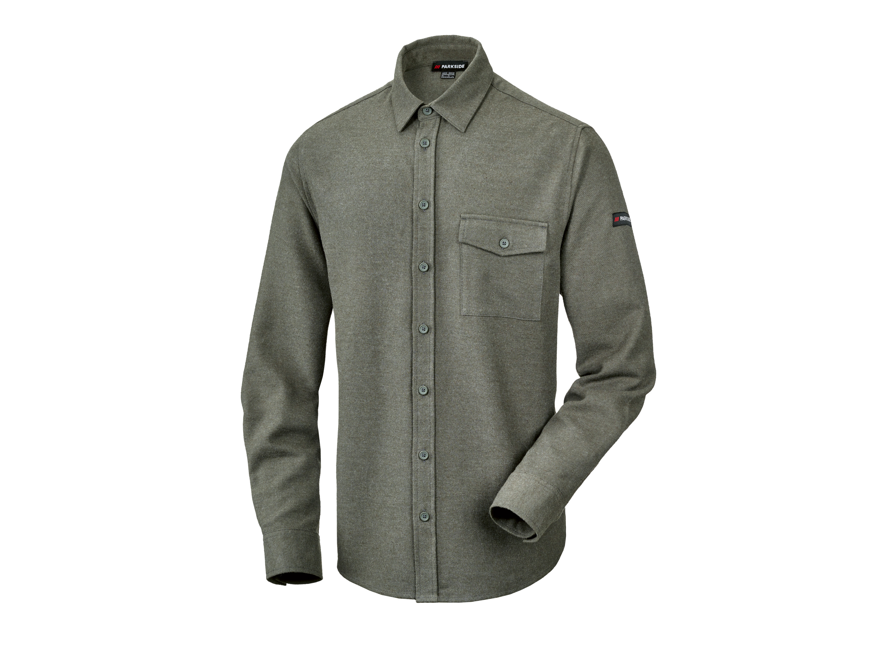 PARKSIDE® Chemise en flanelle homme (vert, L)