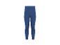Legging de sport bleu avec empiècements en mesh