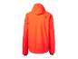 Veste de sport orange à capuche, vue de dos