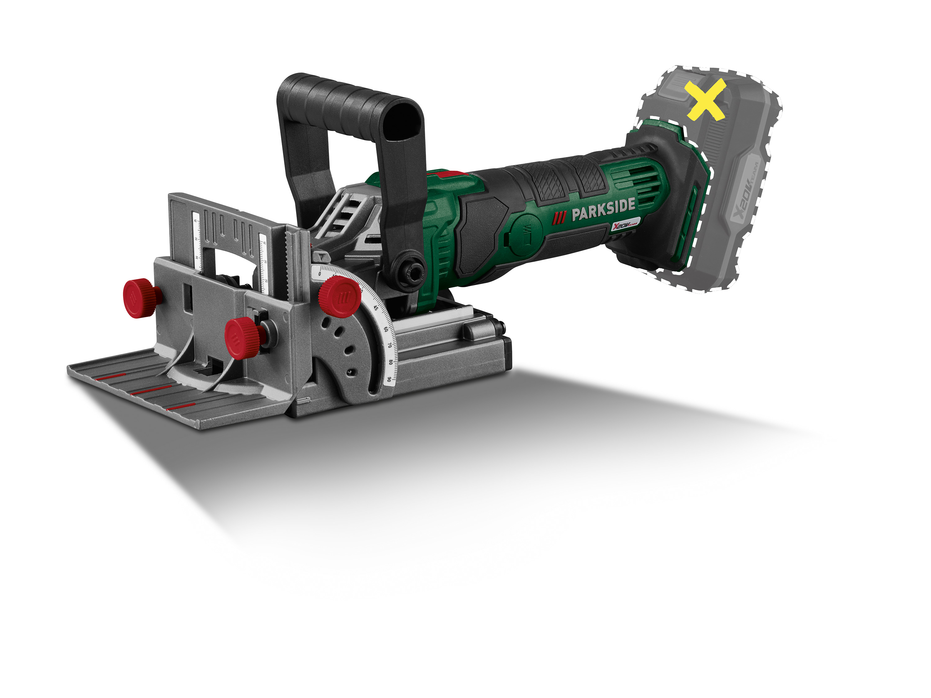 PARKSIDE® Fraiseuse à lamelles sans fil PFDFA 20-Li A1, 20 V