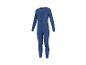 Sous-vêtements thermiques bleus pour hommes, composés d'un haut à manches longues et d'un pantalon.