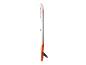 Planche de paddle gonflable Crivit orange et blanche.