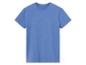 T-shirt bleu clair à manches courtes.