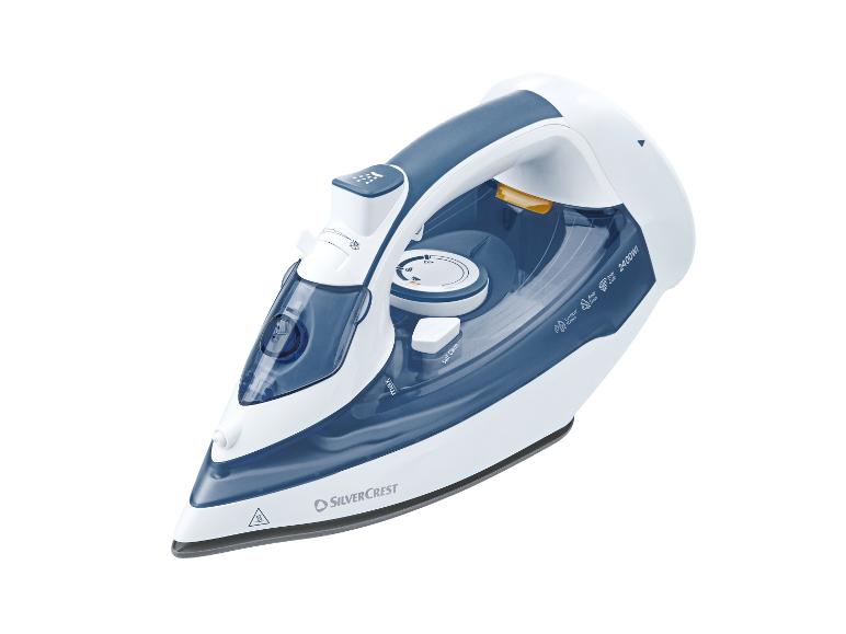 Fer à repasser vapeur SilverCrest blanc et bleu
