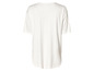 T-shirt blanc à manches courtes, vu de dos.