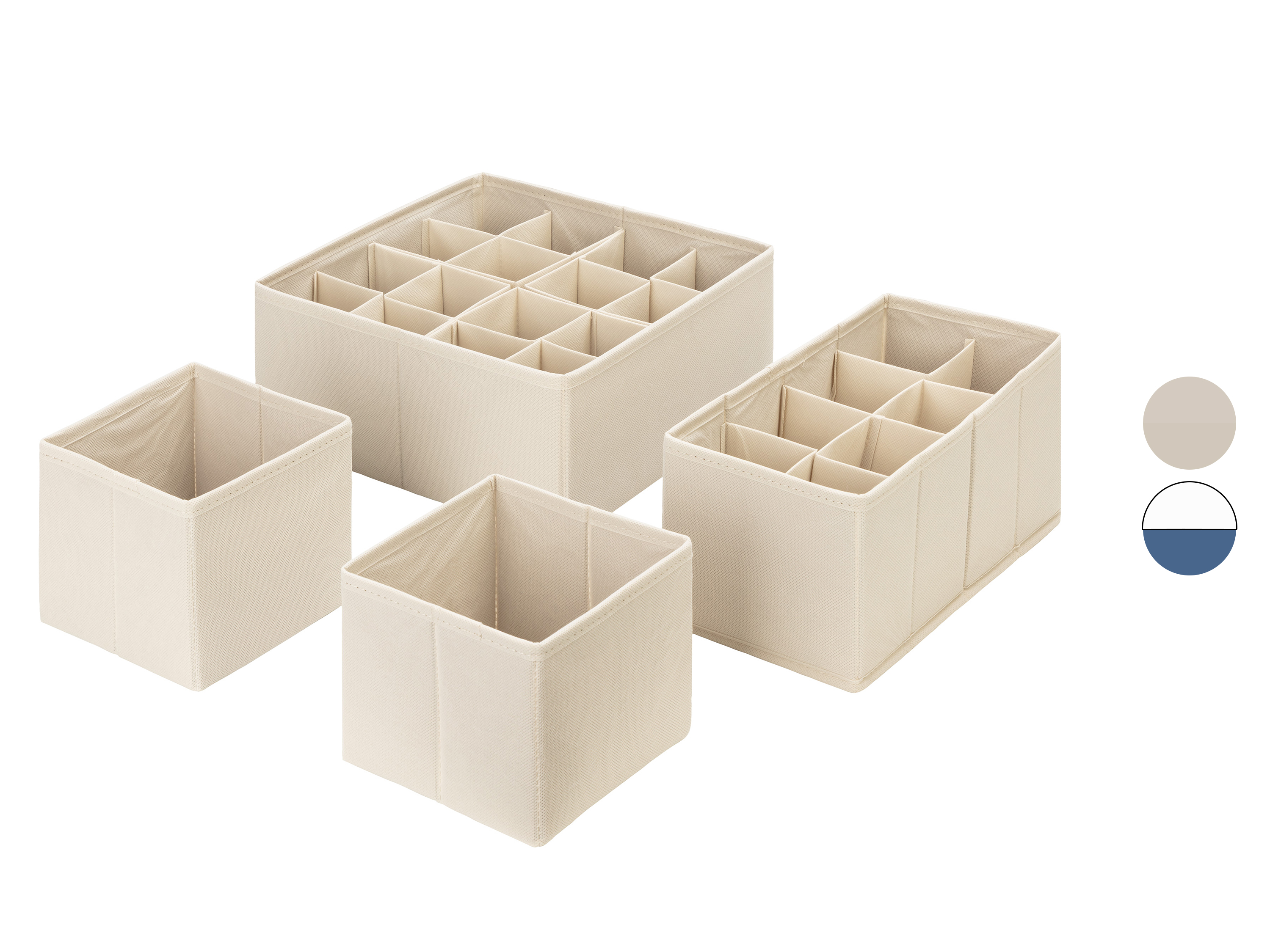 LIVARNO home Set de 4 organisateurs de tiroirs