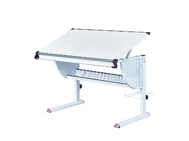 Inter Link Bureau Matts 3 en 1, 118 x 63-93 x 73 cm, blanc