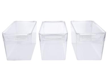 SILVERCREST® Lot de 3 organiseurs de réfrigérateur