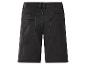 Short en jean noir pour homme, vue arrière