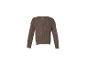 T-shirt à manches longues LUPILU® pour tout-petits, marron côtelé