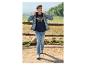 T-shirt et veste en jean vintage pour homme.