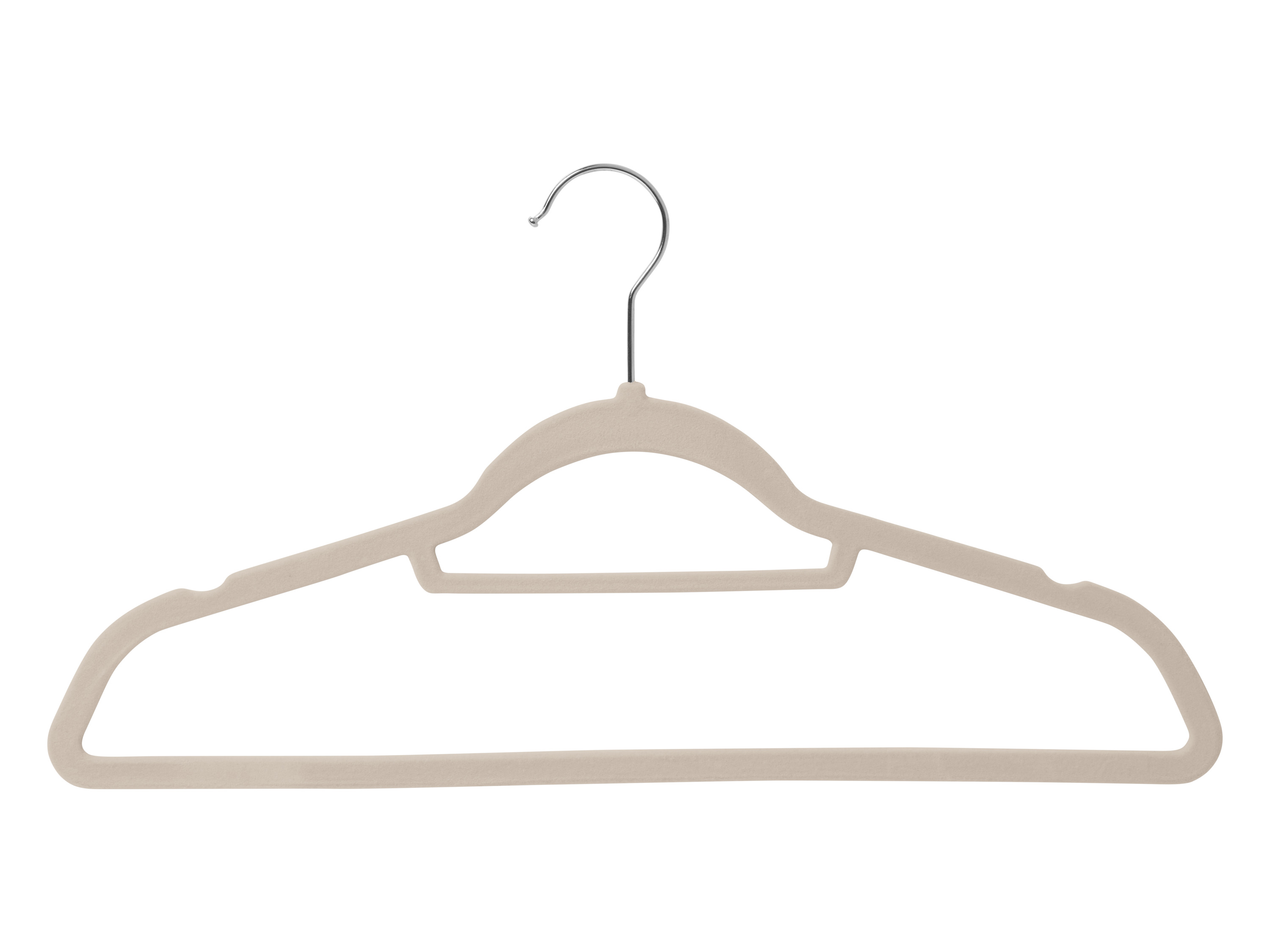 LIVARNO home Cintres textiles (set de 10 cintres, beige)