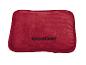 Un coussin chauffant en peluche rouge SilverCrest.