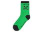 Chaussettes vertes Minecraft.