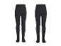 Collants LUPILU® 100DEN doublés polaire, lot de 2, vue de face et de dos