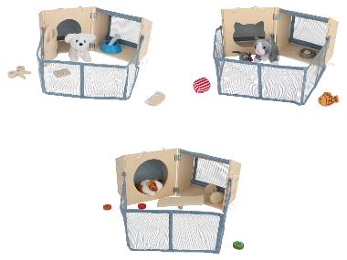 LUPILU® Maison pour chien / Maison pour chat / Maison pour cochon d'Inde