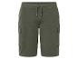 Shorts cargo vert olive pour homme.