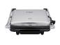 Un grill électrique SilverCrest en acier inoxydable avec indicateurs de puissance et de prêt.